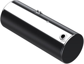 132 Gallons 24.5"D x 64.75"L - Kenworth Style - Rear Fill Polished