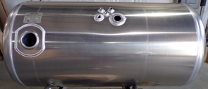 101 Gallons 26"D x 44"L - Peterbilt Style - Rear Fill Milgrade