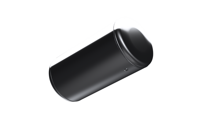 101 Gallons 26"D x 43.75"L - Peterbilt Style - Rear Fill Polished