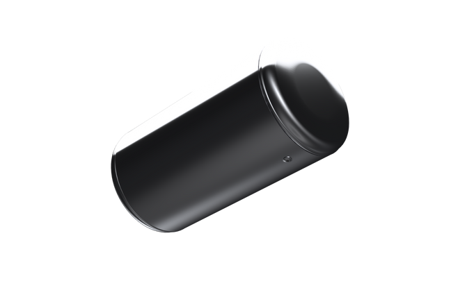 101 Gallons 26"D x 43.75"L - Peterbilt Style - Rear Fill Polished