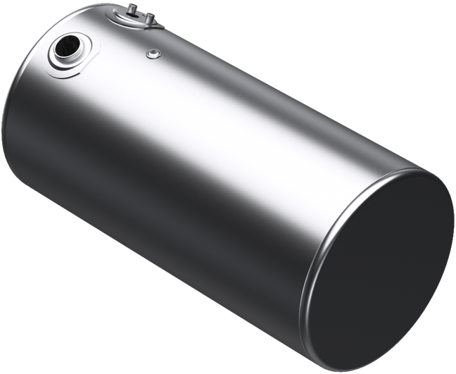 97 Gallons 24.5"D x 47.5"L - Kenworth Style - Rear Fill Milgrade