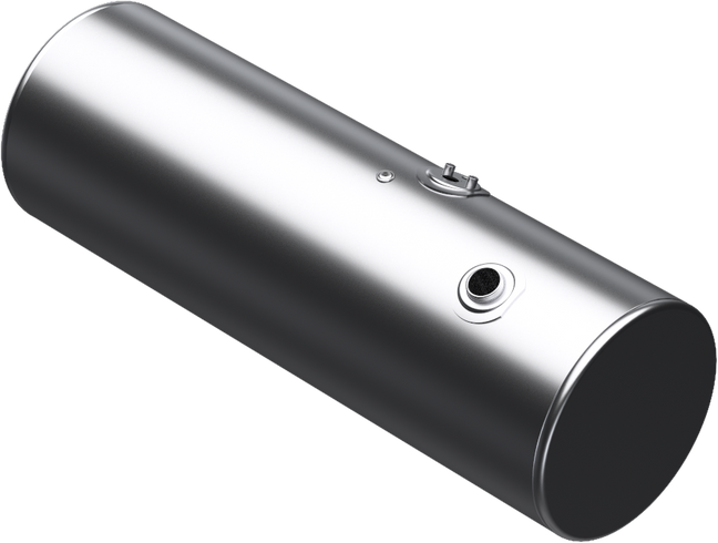147 Gallons 24.5"D x 72"L - Kenworth Style - Rear Fill Milgrade