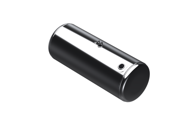 138 Gallons 26"D x 60"L - Peterbilt Style - Rear Fill Polished
