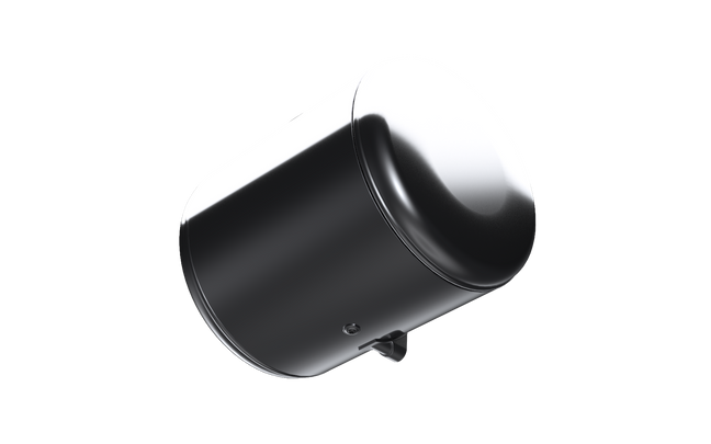 57 Gallons 26"D x 24.68"L - Peterbilt Style - Center Fill Polished
