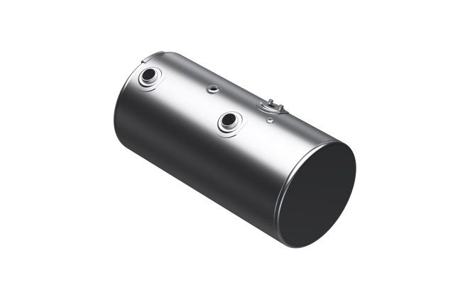 98 Gallons 24.5"D x 48.12"L - Kenworth Style - Front Fill Milgrade, Split