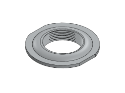 1-1/2" NPTF MILGRADE ALUMINUM FLANGE