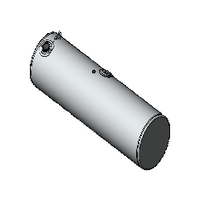 118 Gallons 22"D x 72"L - Kenworth Style - Rear Fill Polished