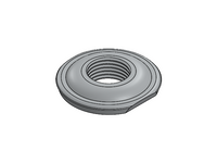 1/2" NPTF MILGRADE ALUMINUM FLANGE