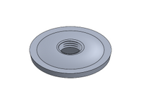 1/4" NPTF MILGRADE ALUMINUM FLANGE