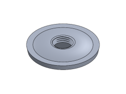 1/4" NPTF MILGRADE ALUMINUM FLANGE