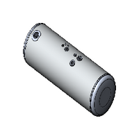 158 Gallons 26"D x 68.56"L - Peterbilt Style - Rear Fill Milgrade, Split