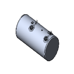 98 Gallons 24.5"D x 48.12"L - Kenworth Style, Split