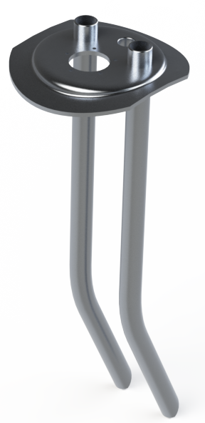 22" MILGRADE ALUMINUM KENWORTH ADAPTER PLATE WITH TUBES