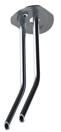 24-1/2 MILGRADE ALUMINUM KENWORTH ADAPTER PLATE WITH TUBES