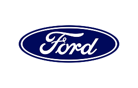 Ford logo in blue and white