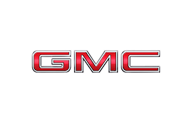 GMC logo in red and white