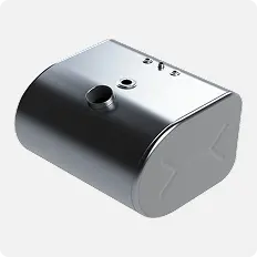 Metallic cylindrical object with a central hole on a white background