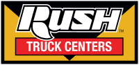 Rush Truck Centers logo on a black background