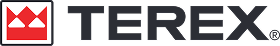 Terex logo with a red and black design
