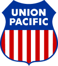 Union Pacific logo on a white background