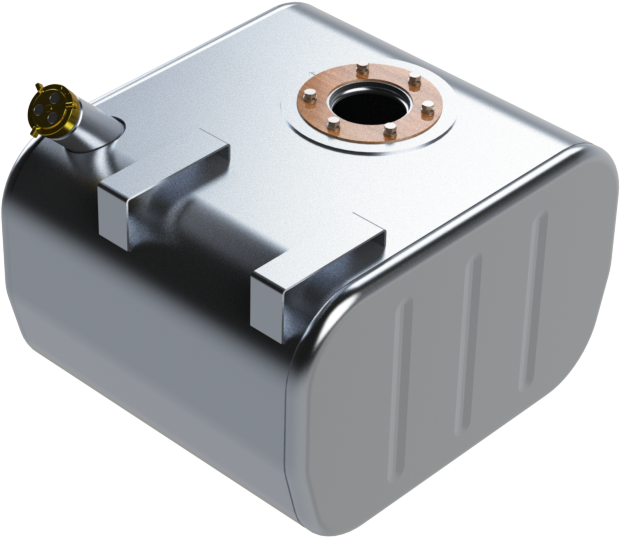 28 Gallons 15"H x 24"W x 19.25"L - GMC Style - Rear Fill Milgrade
