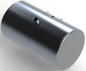 104 Gallons 26.25"D x 44.25"L - International Style Ditch Side - Center Fill Milgrade