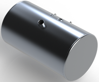 104 Gallons 26.25"D x 44.25"L - International Style Ditch Side - Center Fill Milgrade