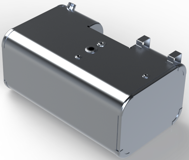 90 Gallons 20"H x 26.5"W x 43"L - International Style - Rear Fill Milgrade