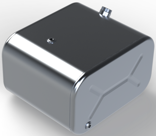 30 Gallons 15"H x 25"W x 19"L - International Style - Rear Fill Milgrade