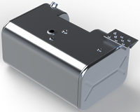 65 Gallons 18.25"H x 25"W x 36"L - International Style - Rear Fill Milgrade