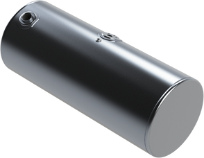 118 Gallons 24.5"D x 58"L - Kenworth Style - Rear Fill Milgrade
