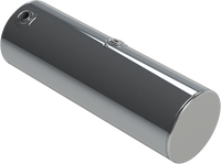 147 Gallons 24.5"D x 72"L - Kenworth Style - Rear Fill Polished