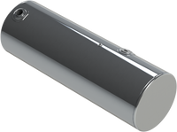 147 Gallons 24.5"D x 72"L - Kenworth Style - Rear Fill Polished