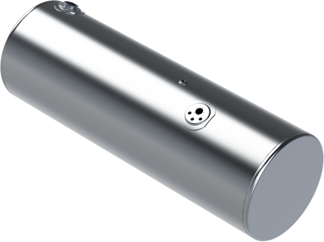 147 Gallons 24.5"D x 72"L - Kenworth Style - Rear Fill Milgrade