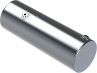 147 Gallons 24.5"D x 72"L - Kenworth Style - Rear Fill Milgrade