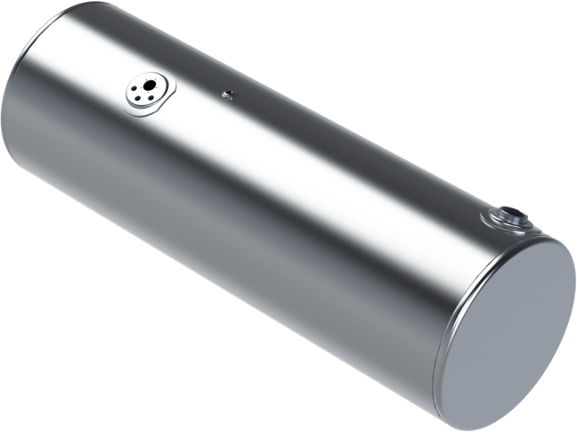 147 Gallons 24.5"D x 72"L - Kenworth Style - Rear Fill Milgrade