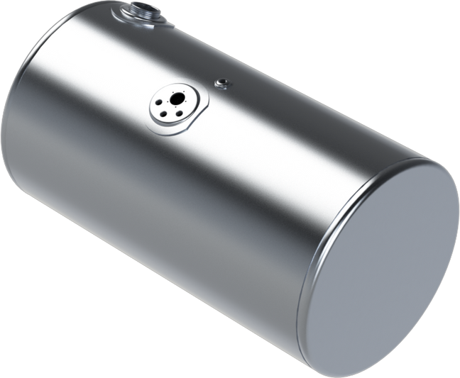 88 Gallons 24.5"D x 43"L - Kenworth Style - Rear Fill Milgrade