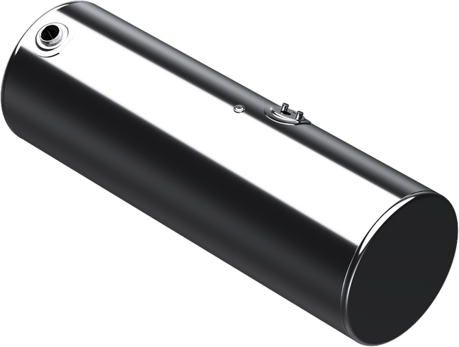 147 Gallons 24.5"D x 72"L - Kenworth Style - Rear Fill Polished