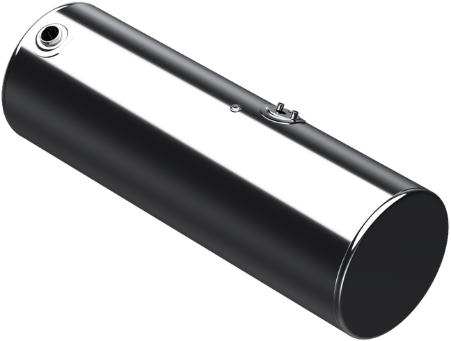 147 Gallons 24.5"D x 72"L - Kenworth Style - Rear Fill Polished