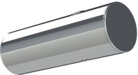 147 Gallons 24.5"D x 72"L - Kenworth Style - Front Fill Polished