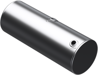 132 Gallons 24.5"D x 64.75"L - Kenworth Style - Rear Fill Milgrade