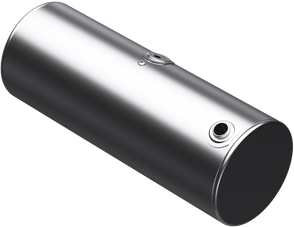 132 Gallons 24.5"D x 64.75"L - Kenworth Style - Rear Fill Milgrade