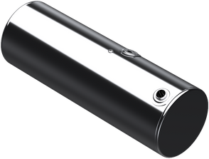 147 Gallons 24.5"D x 72"L - Kenworth Style - Rear Fill Polished