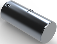 118 Gallons 24.5"D x 58"L - Kenworth Style - Rear Fill Milgrade