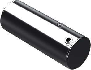 132 Gallons 24.5"D x 64.75"L - Kenworth Style - Front Fill Polished