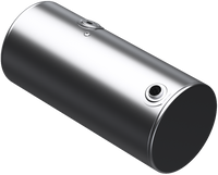 107 Gallons 24.5"D x 52.5"L - Kenworth Style - Rear Fill Milgrade