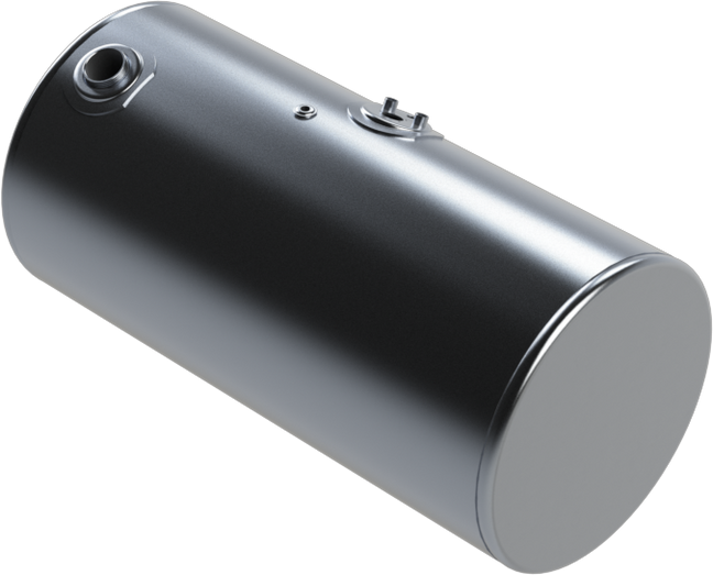 97 Gallons 24.5"D x 47.5"L - Kenworth Style - Front Fill Milgrade