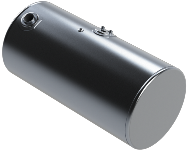 97 Gallons 24.5"D x 47.5"L - Kenworth Style - Front Fill Milgrade