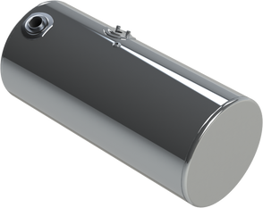 107 Gallons 24.5"D x 52.5"L - Kenworth Style - Front Fill Polished