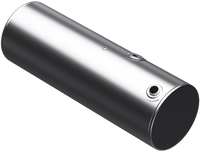 147 Gallons 24.5"D x 72"L - Kenworth Style - Rear Fill Milgrade